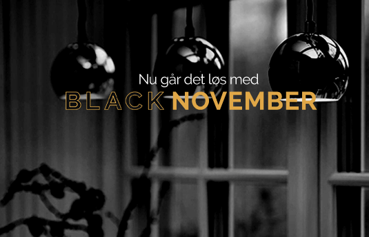 Black November hos Lamper.dk - Hvorfor nøjes med Black Friday?